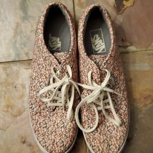 Patterned Multi Color Vans sneakers